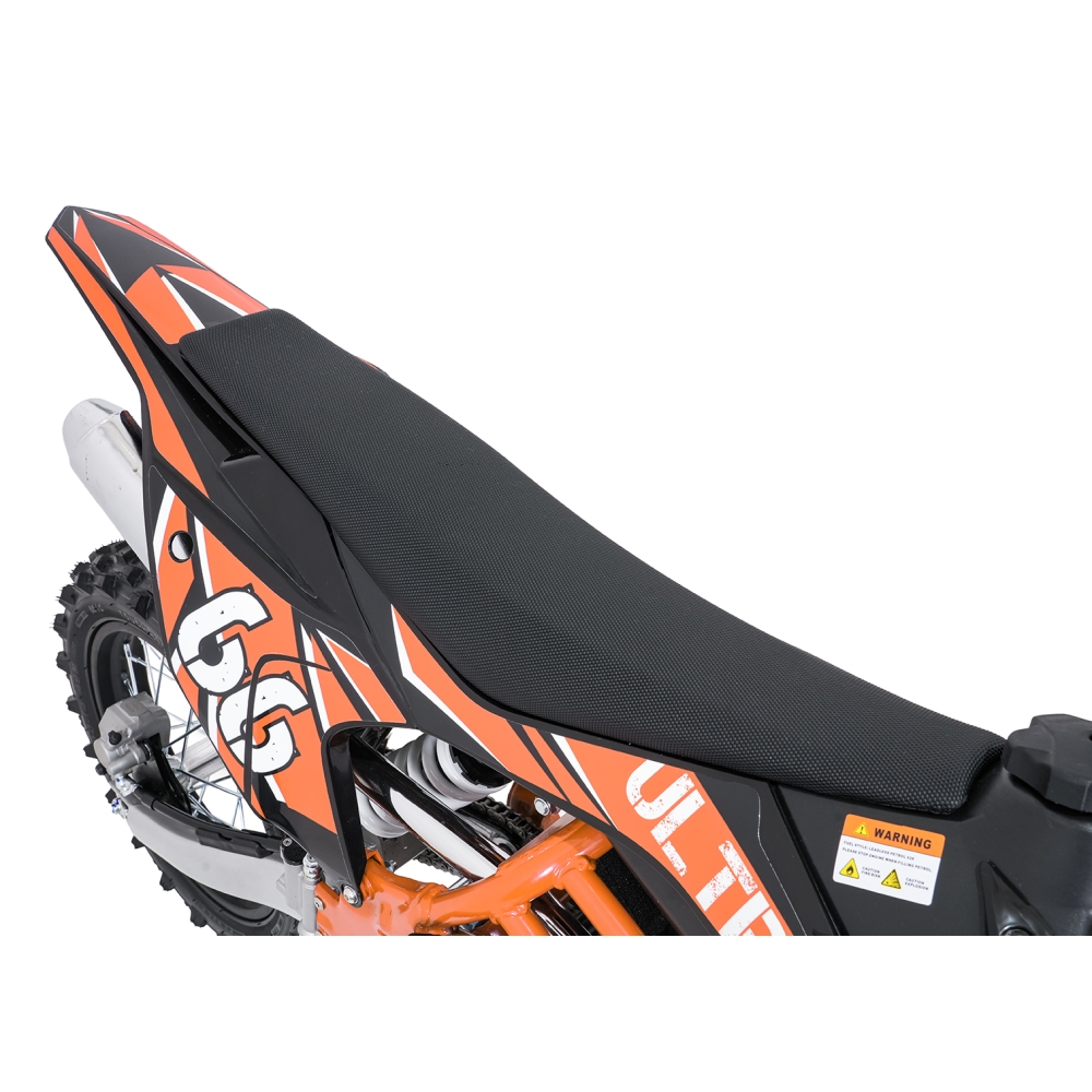 ULTRA 66 125 cm³ vidaus degimo variklio transporto priemonė, oranžinė-Elektromobiliai vaikams, Motociklai-e-vaikas