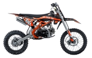 ULTRA 66 125 cm³ vidaus degimo variklio transporto priemonė, oranžinė-Elektromobiliai vaikams, Motociklai-e-vaikas