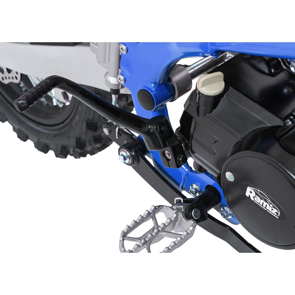 ULTRA 66 125 cm³ vidaus degimo variklio transporto priemonė, mėlyna-Elektromobiliai vaikams, Motociklai-e-vaikas