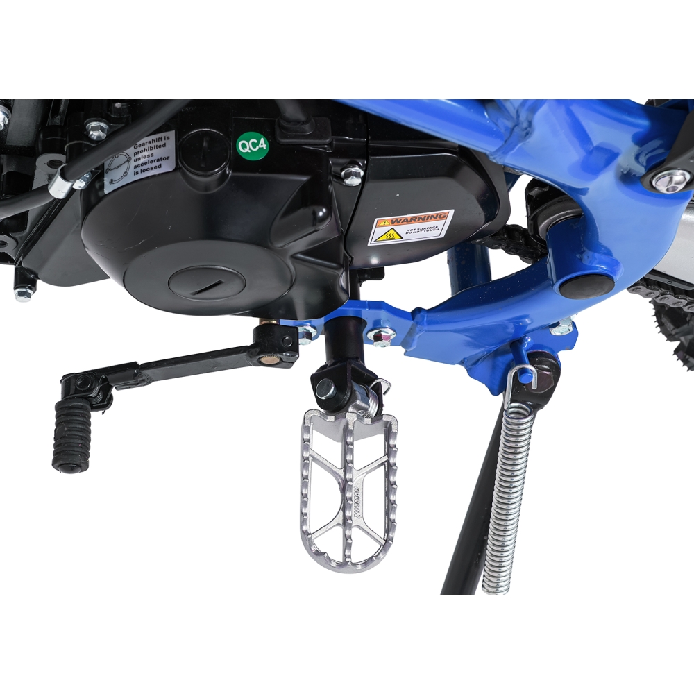 ULTRA 66 125 cm³ vidaus degimo variklio transporto priemonė, mėlyna-Elektromobiliai vaikams, Motociklai-e-vaikas