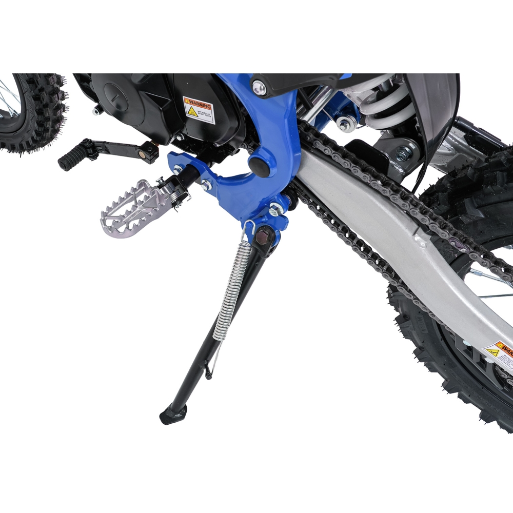 ULTRA 66 125 cm³ vidaus degimo variklio transporto priemonė, mėlyna-Elektromobiliai vaikams, Motociklai-e-vaikas