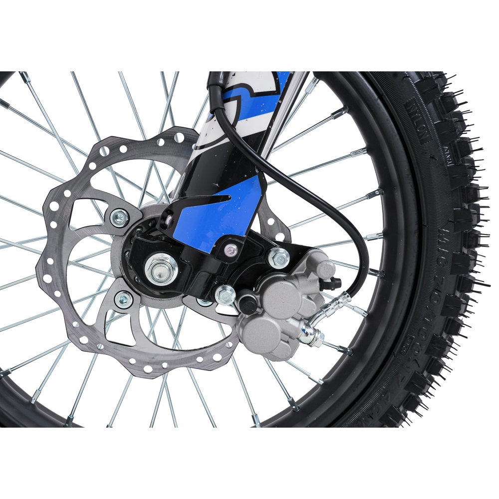 ULTRA 66 125 cm³ vidaus degimo variklio transporto priemonė, mėlyna-Elektromobiliai vaikams, Motociklai-e-vaikas