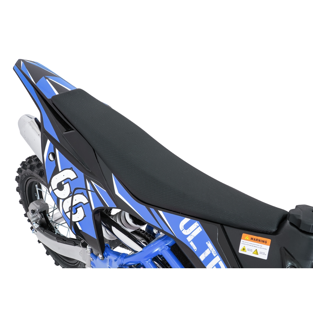 ULTRA 66 125 cm³ vidaus degimo variklio transporto priemonė, mėlyna-Elektromobiliai vaikams, Motociklai-e-vaikas