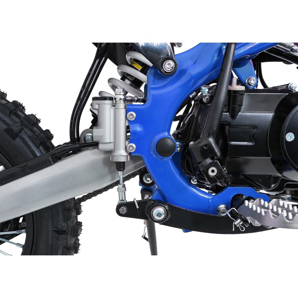 ULTRA 66 125 cm³ vidaus degimo variklio transporto priemonė, mėlyna-Elektromobiliai vaikams, Motociklai-e-vaikas