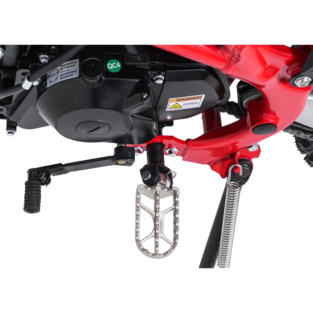 ULTRA 66 125 cm³ vidaus degimo variklio transporto priemonė, raudona-Elektromobiliai vaikams, Motociklai-e-vaikas