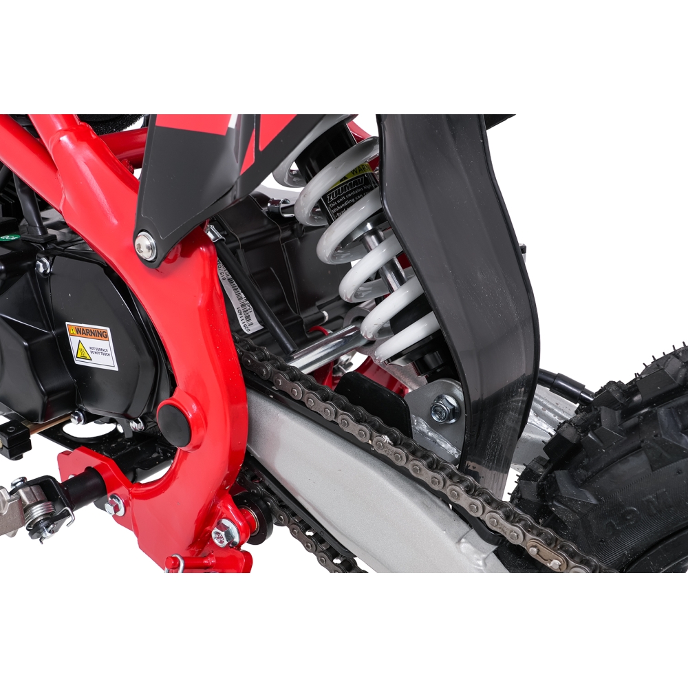 ULTRA 66 125 cm³ vidaus degimo variklio transporto priemonė, raudona-Elektromobiliai vaikams, Motociklai-e-vaikas