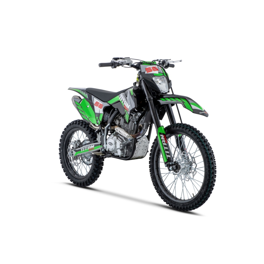 TITAN 300 cm³ vidaus degimo variklio transporto priemonė, žalia-Elektromobiliai vaikams, Motociklai-e-vaikas