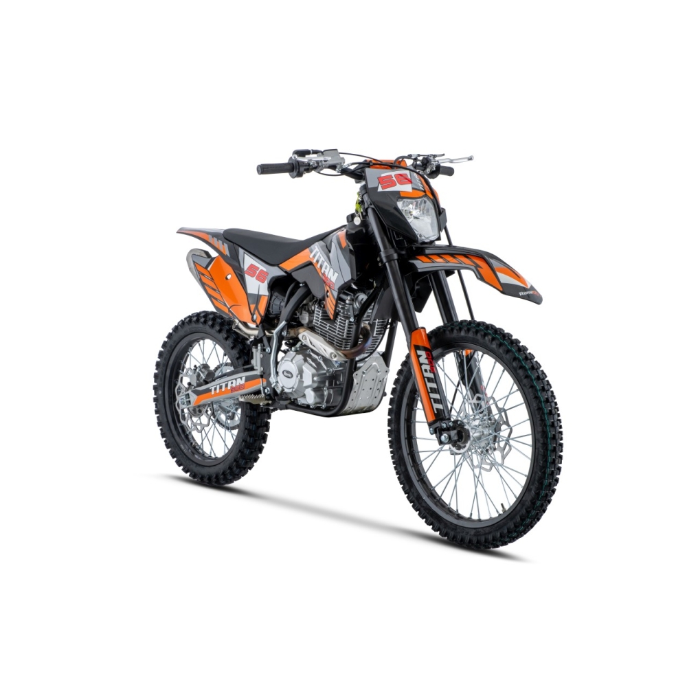 TITAN 300 cm³ vidaus degimo variklio transporto priemonė, oranžinė-Elektromobiliai vaikams, Motociklai-e-vaikas
