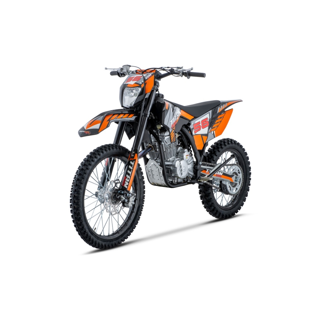 TITAN 300 cm³ vidaus degimo variklio transporto priemonė, oranžinė-Elektromobiliai vaikams, Motociklai-e-vaikas