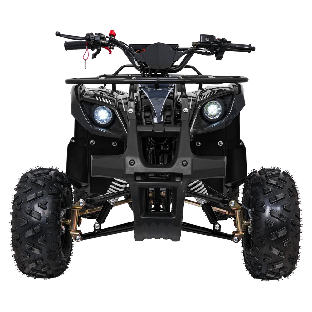 Variklinis keturratis motociklas „WILDPEAK“ 110 cm³, juodos spalvos-Elektromobiliai vaikams, Keturračiai ir bagiai-e-vaikas