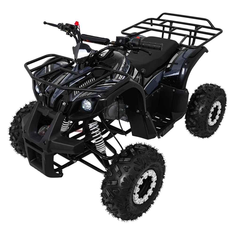 Variklinis keturratis motociklas „WILDPEAK“ 110 cm³, juodos spalvos-Elektromobiliai vaikams, Keturračiai ir bagiai-e-vaikas