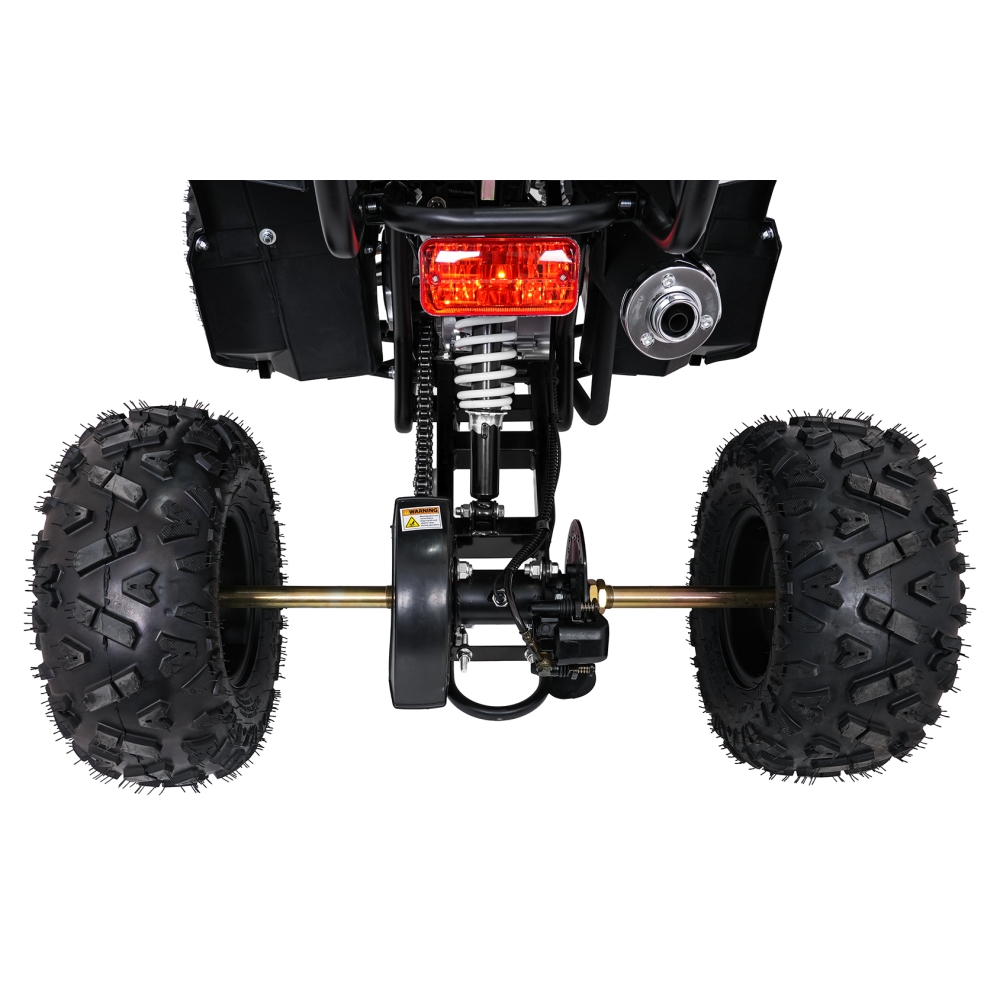 Variklinis keturratis motociklas „WILDPEAK“ 110 cm³, juodos spalvos-Elektromobiliai vaikams, Keturračiai ir bagiai-e-vaikas