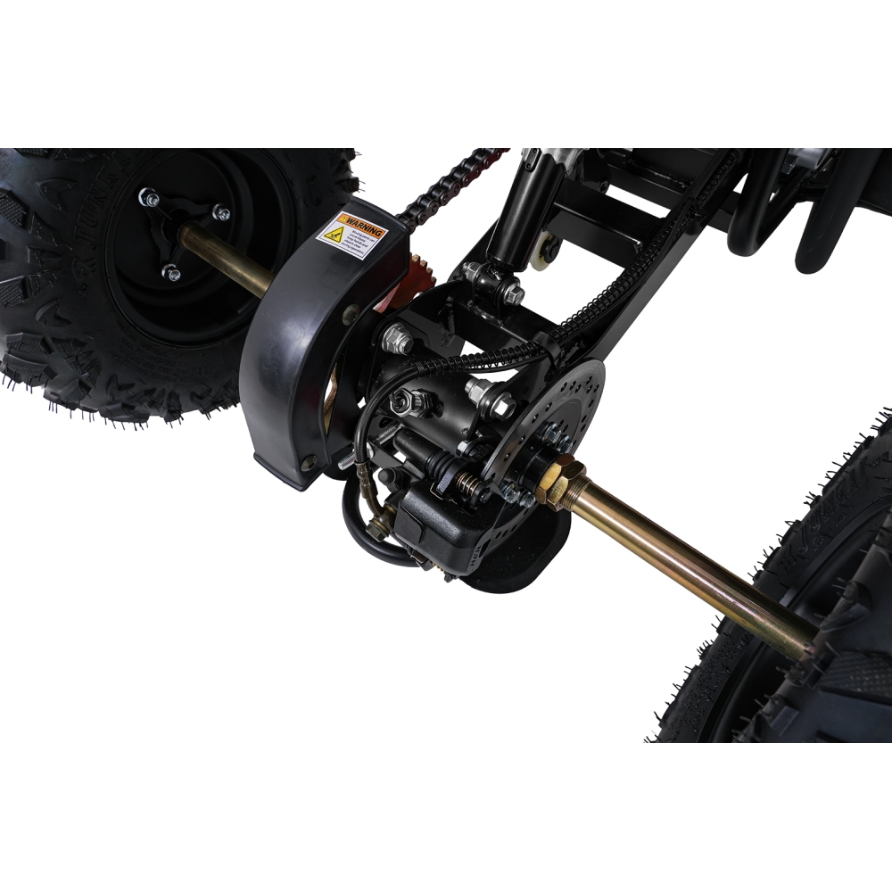 Variklinis keturratis motociklas „WILDPEAK“ 110 cm³, juodos spalvos-Elektromobiliai vaikams, Keturračiai ir bagiai-e-vaikas