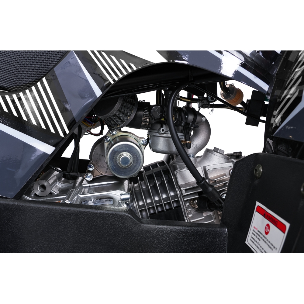 Variklinis keturratis motociklas „WILDPEAK“ 110 cm³, juodos spalvos-Elektromobiliai vaikams, Keturračiai ir bagiai-e-vaikas
