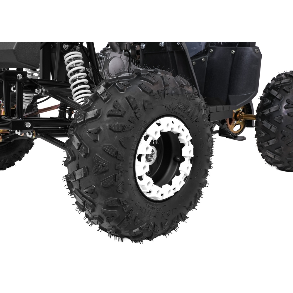 Variklinis keturratis motociklas „WILDPEAK“ 110 cm³, juodos spalvos-Elektromobiliai vaikams, Keturračiai ir bagiai-e-vaikas