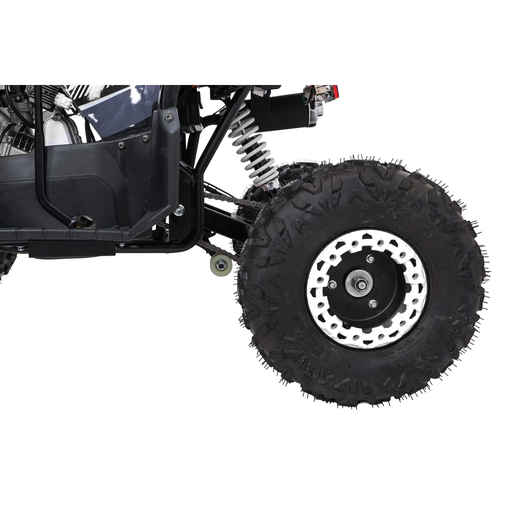 Variklinis keturratis motociklas „WILDPEAK“ 110 cm³, juodos spalvos-Elektromobiliai vaikams, Keturračiai ir bagiai-e-vaikas