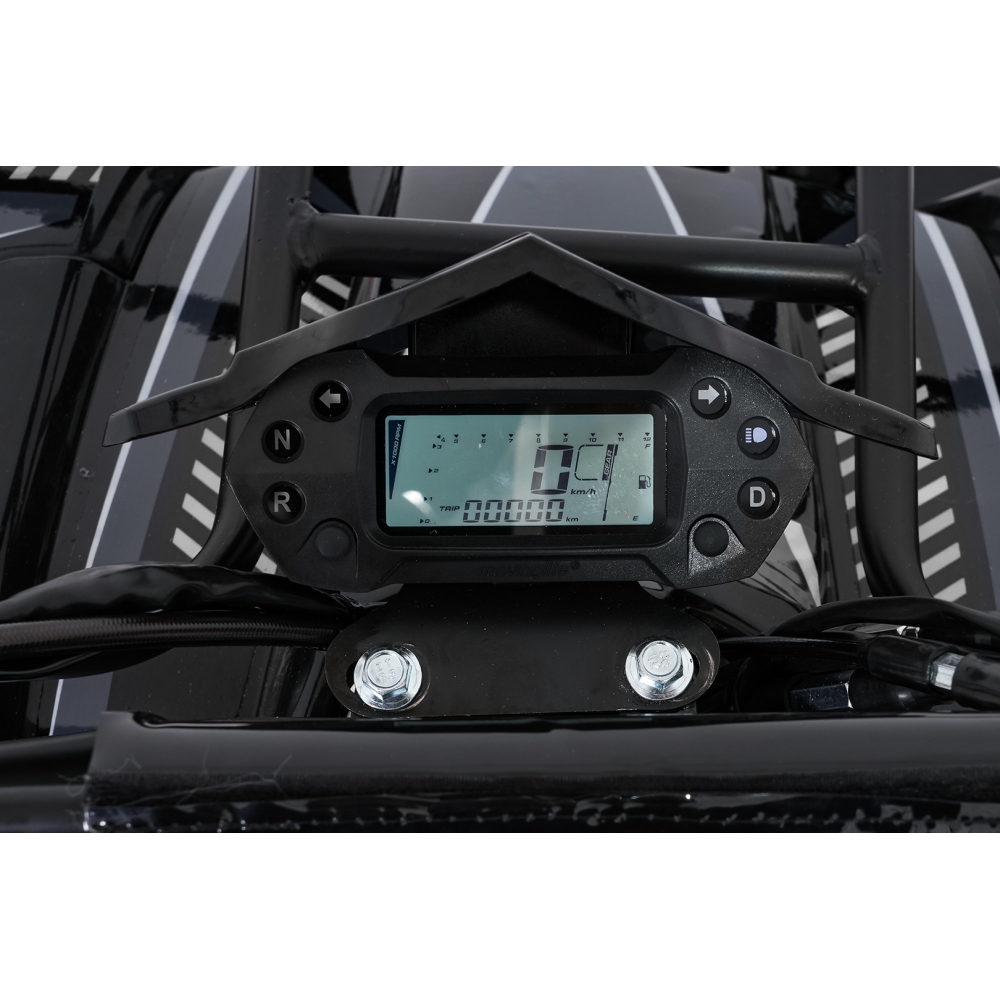 Variklinis keturratis motociklas „WILDPEAK“ 110 cm³, juodos spalvos-Elektromobiliai vaikams, Keturračiai ir bagiai-e-vaikas