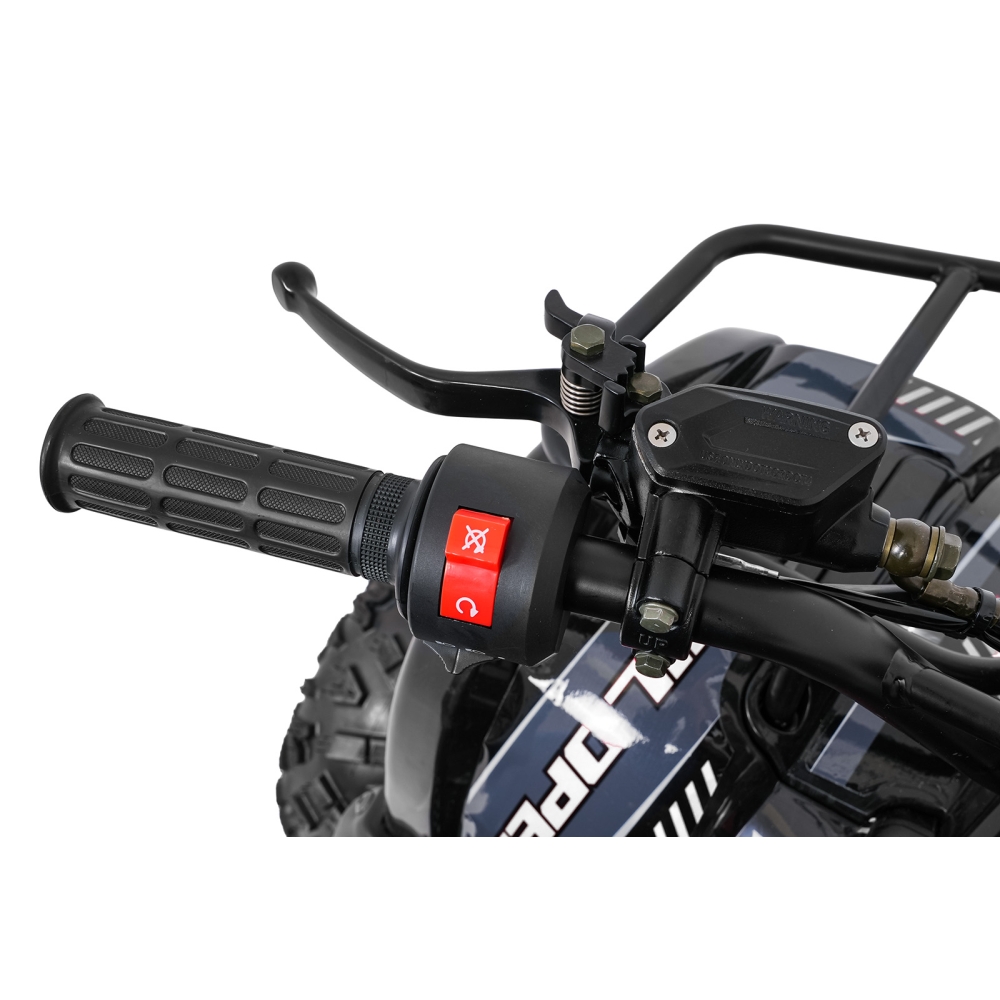 Variklinis keturratis motociklas „WILDPEAK“ 110 cm³, juodos spalvos-Elektromobiliai vaikams, Keturračiai ir bagiai-e-vaikas