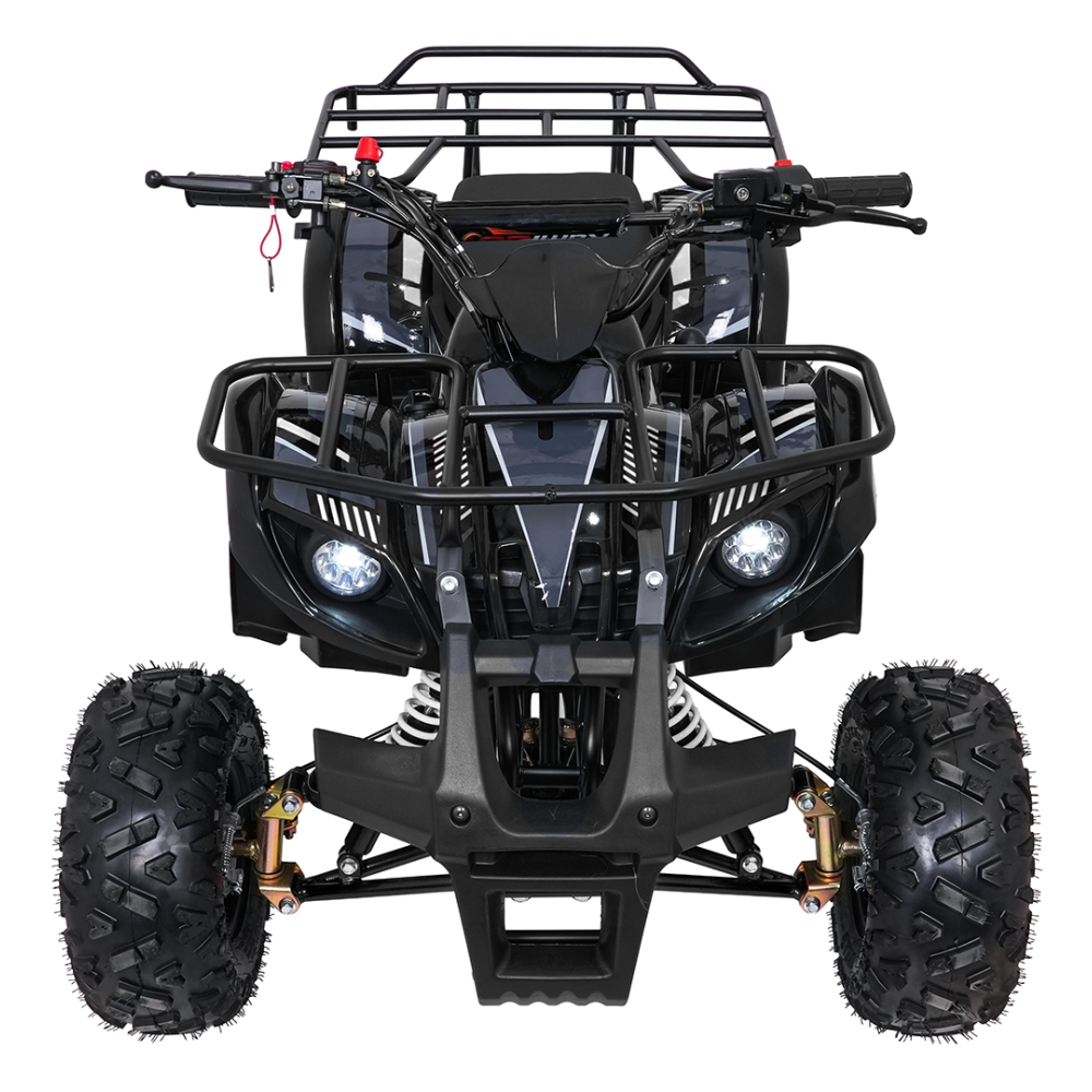 Variklinis keturratis motociklas „WILDPEAK“ 110 cm³, juodos spalvos-Elektromobiliai vaikams, Keturračiai ir bagiai-e-vaikas