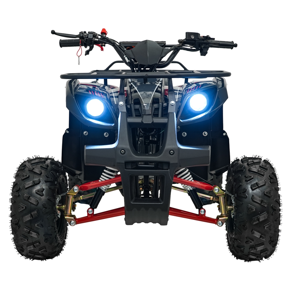 Variklinis keturratis motociklas „WILDPEAK“ 110 cm³, raudonas-Elektromobiliai vaikams, Keturračiai ir bagiai-e-vaikas
