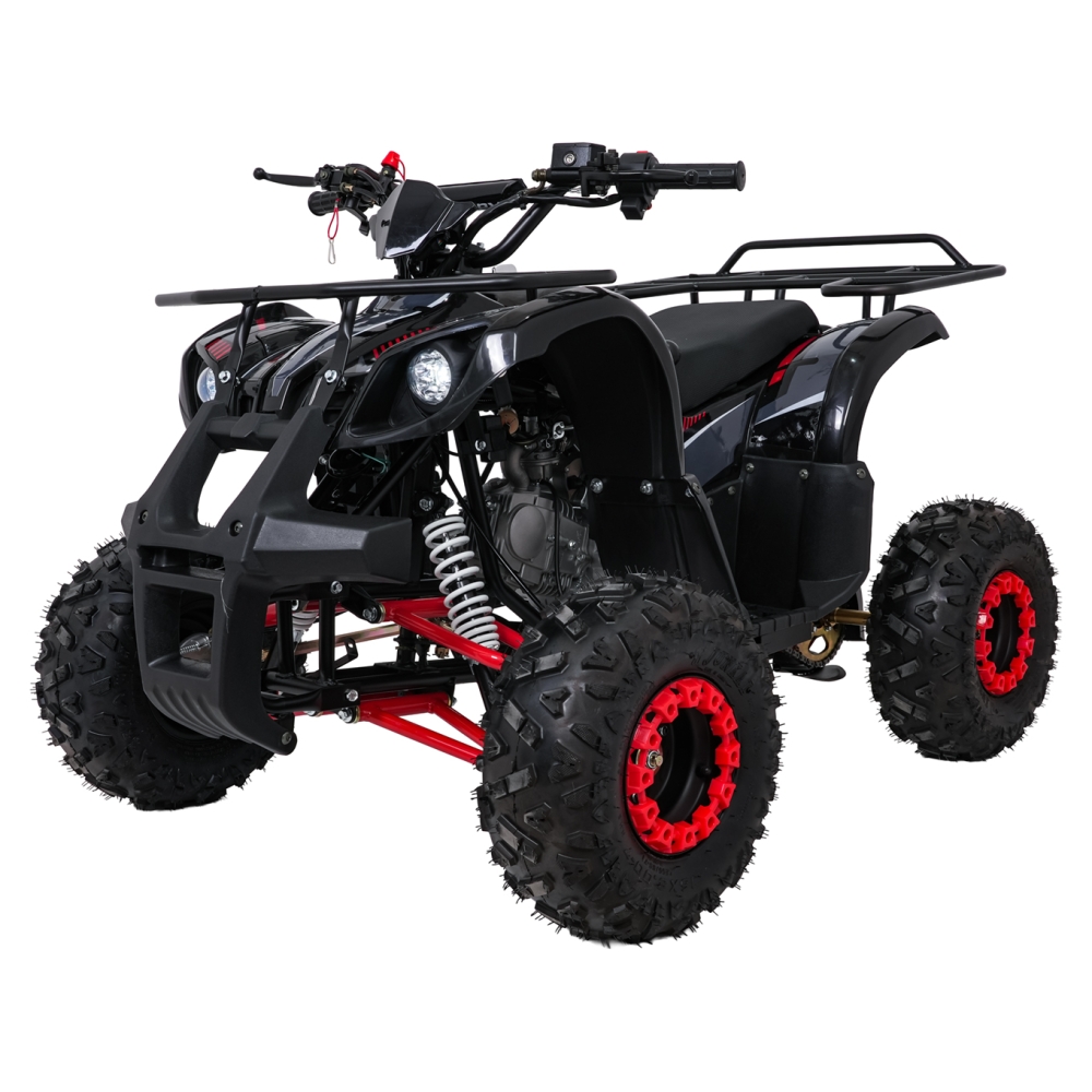 Variklinis keturratis motociklas „WILDPEAK“ 110 cm³, raudonas-Elektromobiliai vaikams, Keturračiai ir bagiai-e-vaikas