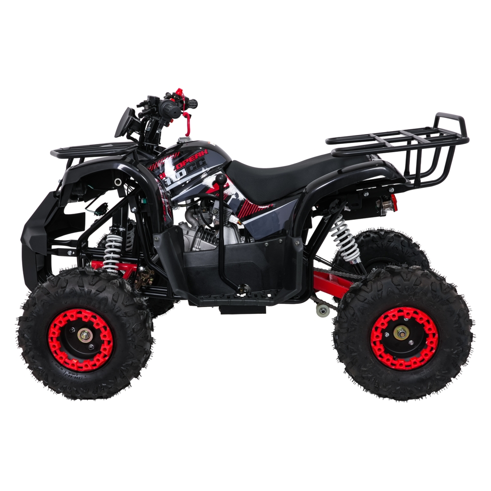 Variklinis keturratis motociklas „WILDPEAK“ 110 cm³, raudonas-Elektromobiliai vaikams, Keturračiai ir bagiai-e-vaikas