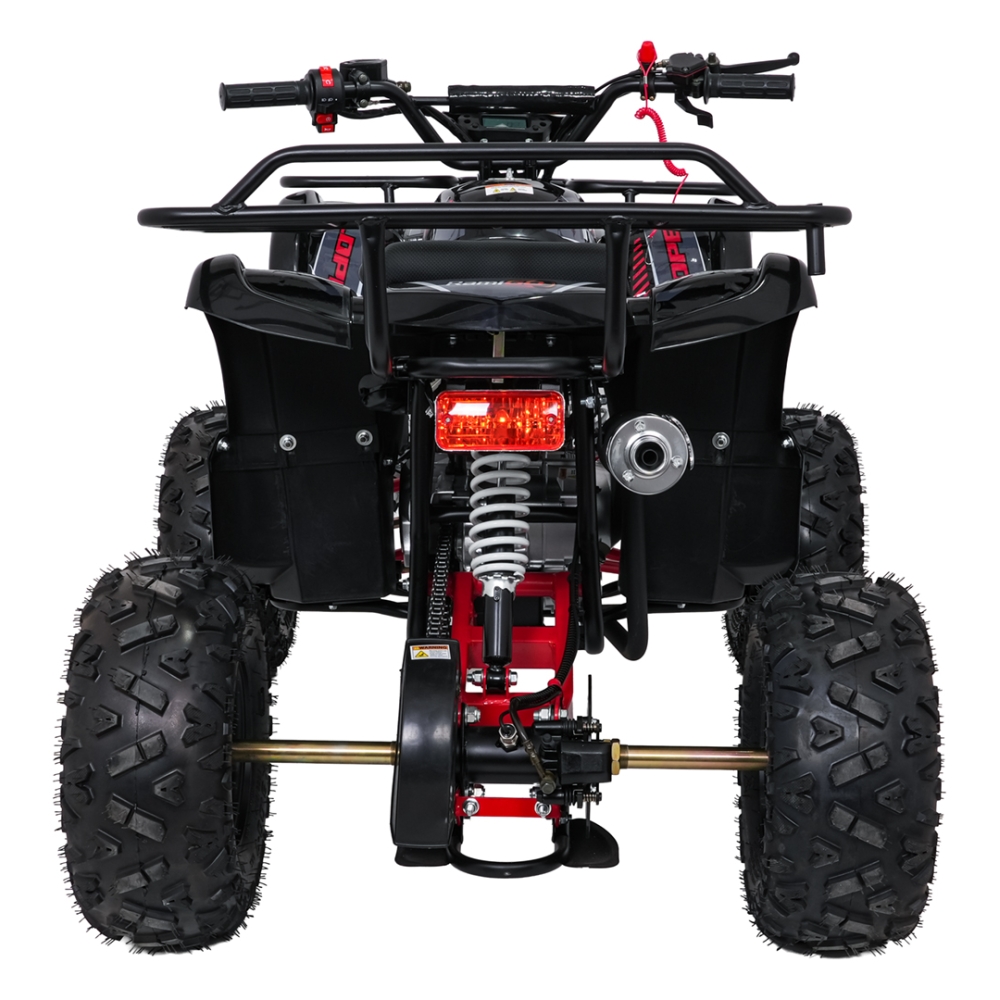 Variklinis keturratis motociklas „WILDPEAK“ 110 cm³, raudonas-Elektromobiliai vaikams, Keturračiai ir bagiai-e-vaikas