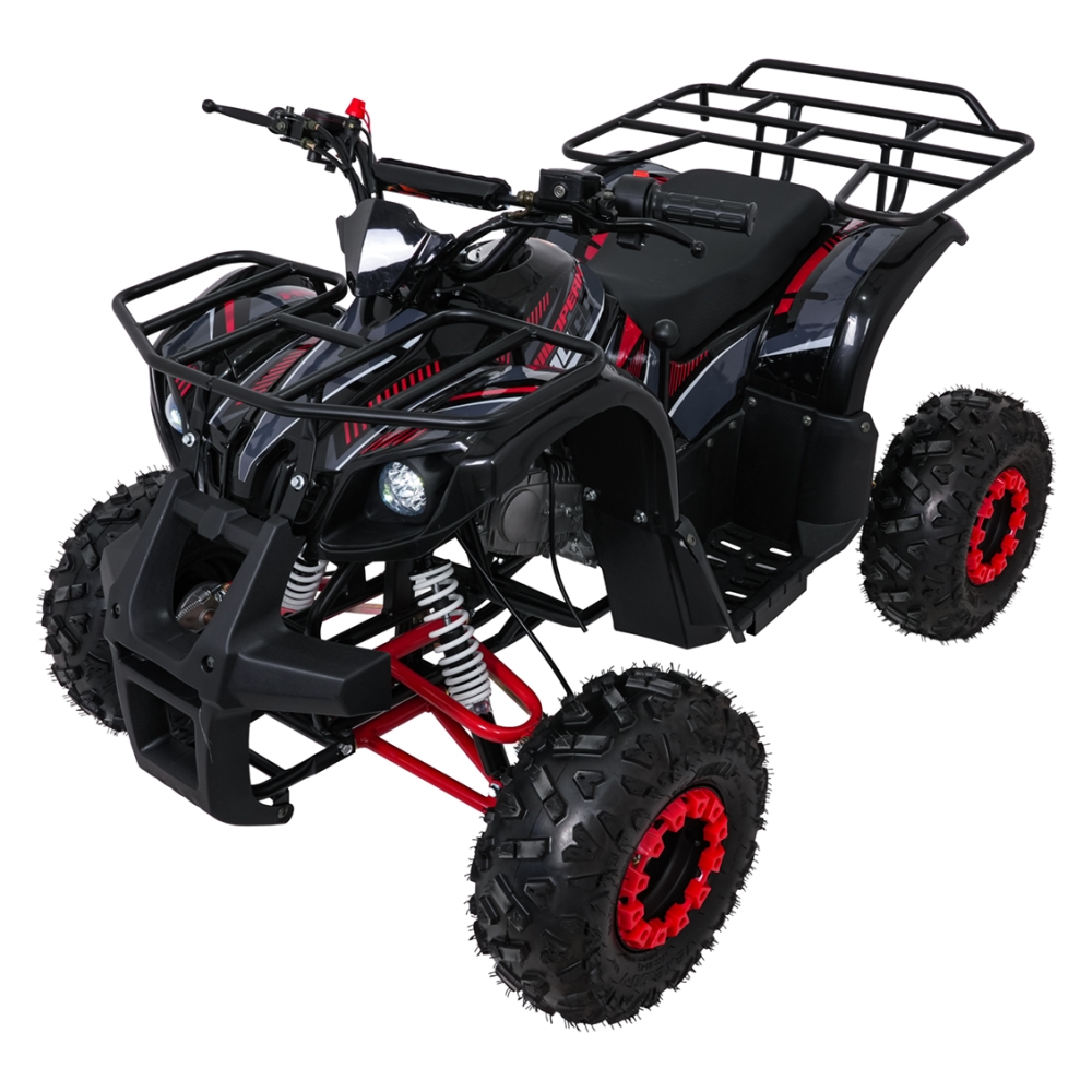 Variklinis keturratis motociklas „WILDPEAK“ 110 cm³, raudonas-Elektromobiliai vaikams, Keturračiai ir bagiai-e-vaikas