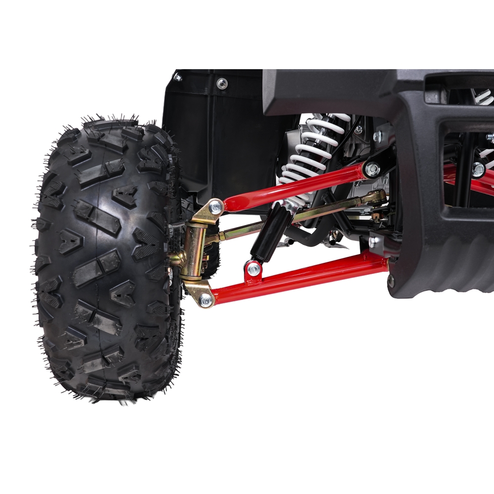 Variklinis keturratis motociklas „WILDPEAK“ 110 cm³, raudonas-Elektromobiliai vaikams, Keturračiai ir bagiai-e-vaikas