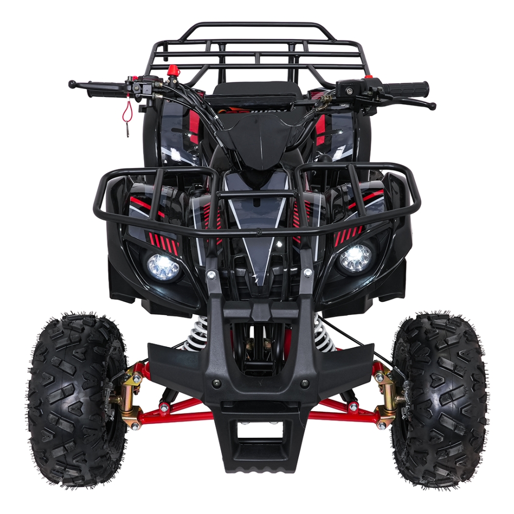 Variklinis keturratis motociklas „WILDPEAK“ 110 cm³, raudonas-Elektromobiliai vaikams, Keturračiai ir bagiai-e-vaikas
