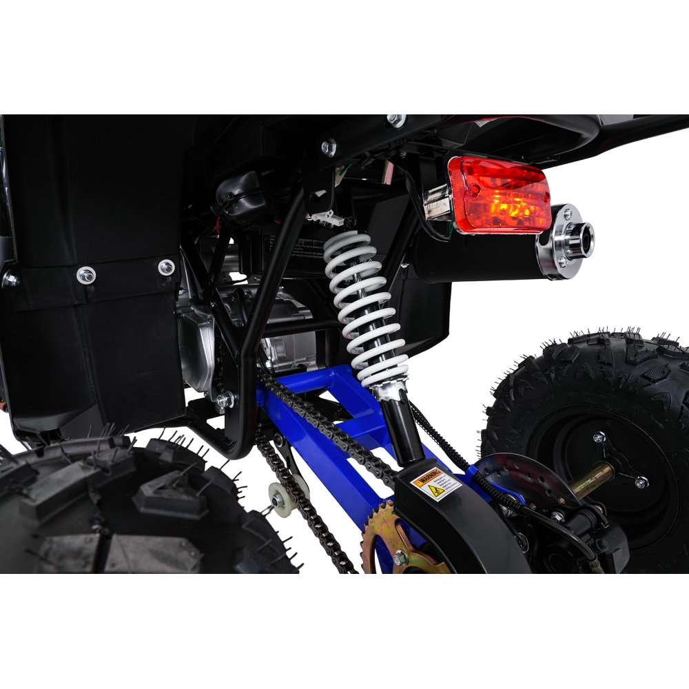 Variklinis keturratis motociklas „WILDPEAK“ 110 cm³, mėlynos spalvos-Elektromobiliai vaikams, Keturračiai ir bagiai-e-vaikas