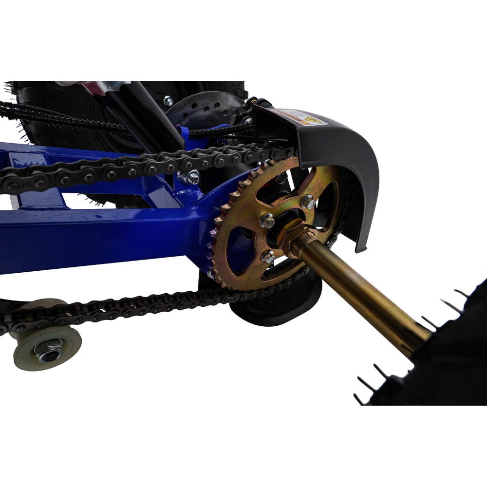 Variklinis keturratis motociklas „WILDPEAK“ 110 cm³, mėlynos spalvos-Elektromobiliai vaikams, Keturračiai ir bagiai-e-vaikas