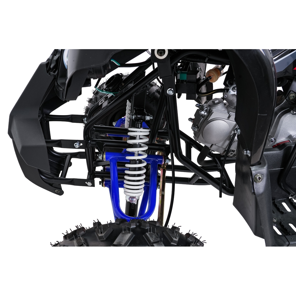Variklinis keturratis motociklas „WILDPEAK“ 110 cm³, mėlynos spalvos-Elektromobiliai vaikams, Keturračiai ir bagiai-e-vaikas