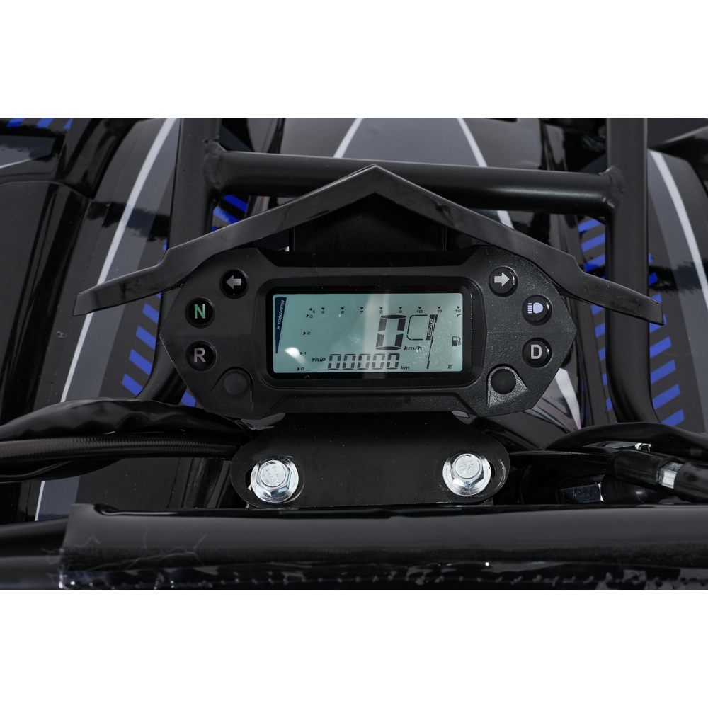Variklinis keturratis motociklas „WILDPEAK“ 110 cm³, mėlynos spalvos-Elektromobiliai vaikams, Keturračiai ir bagiai-e-vaikas