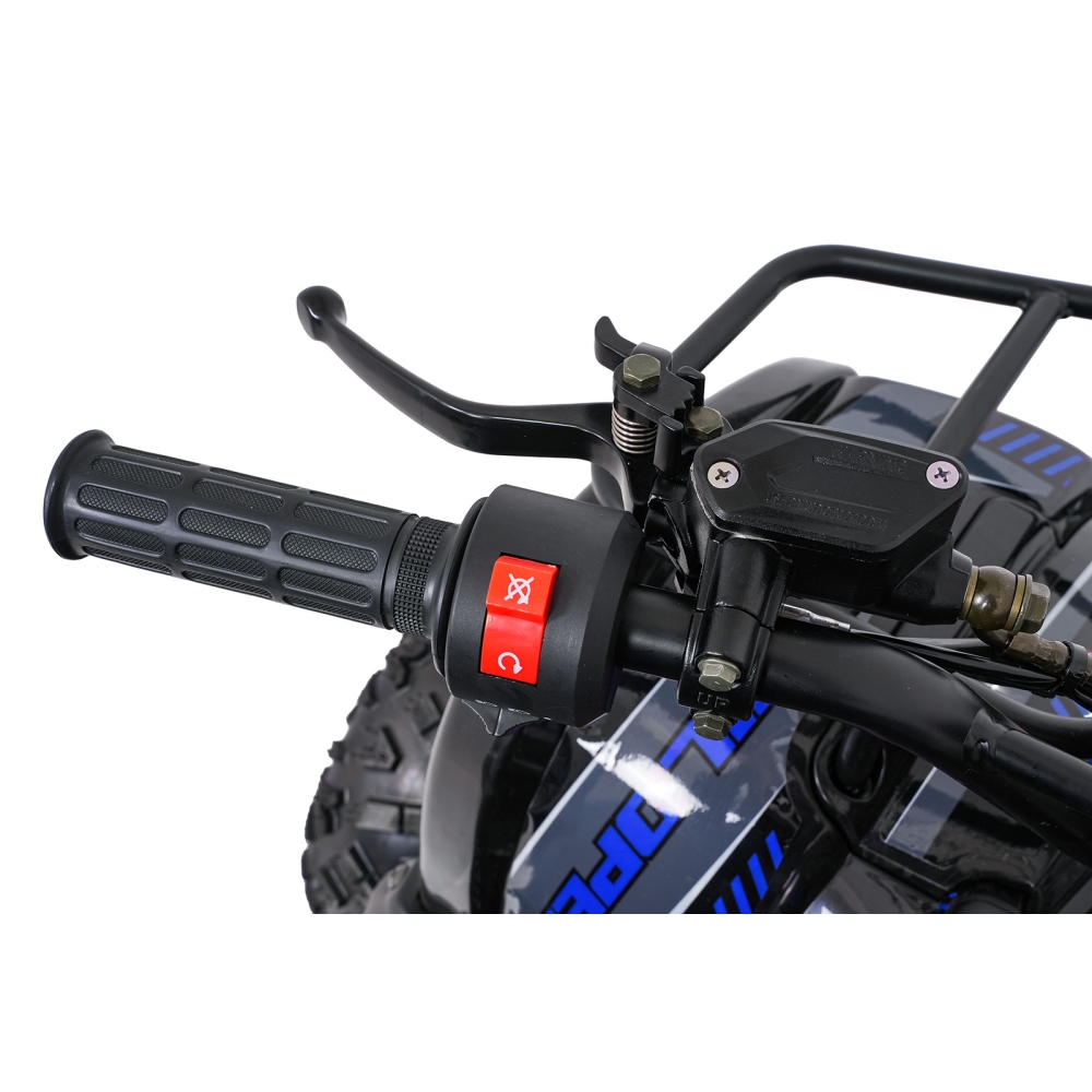 Variklinis keturratis motociklas „WILDPEAK“ 110 cm³, mėlynos spalvos-Elektromobiliai vaikams, Keturračiai ir bagiai-e-vaikas