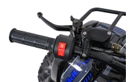 Variklinis keturratis motociklas „WILDPEAK“ 110 cm³, mėlynos spalvos-Elektromobiliai vaikams, Keturračiai ir bagiai-e-vaikas