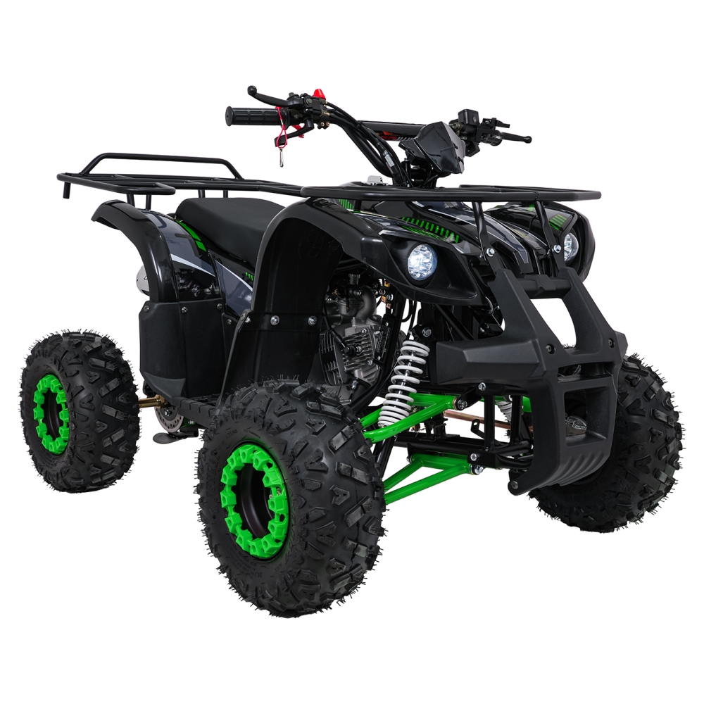 Variklinis keturratis motociklas „WILDPEAK“ 110 cm³, žalias-Elektromobiliai vaikams, Keturračiai ir bagiai-e-vaikas