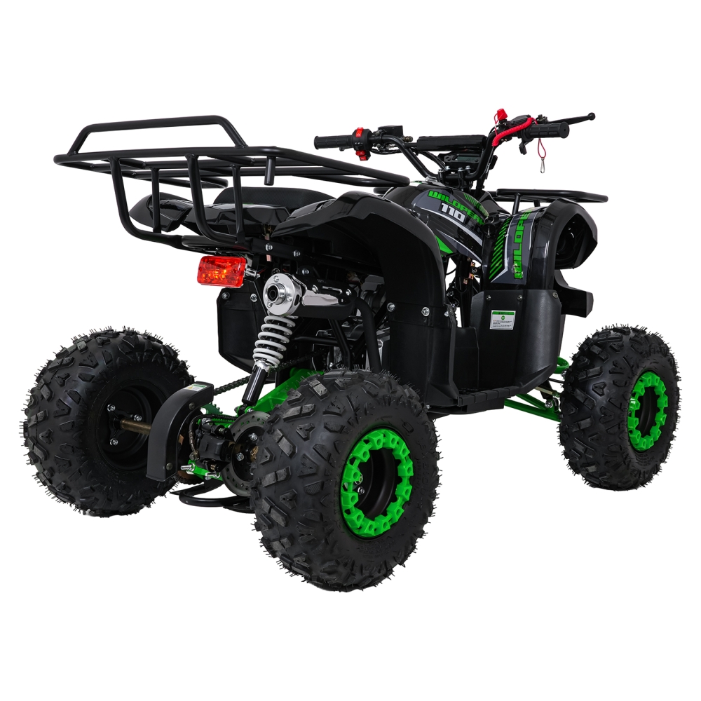 Variklinis keturratis motociklas „WILDPEAK“ 110 cm³, žalias-Elektromobiliai vaikams, Keturračiai ir bagiai-e-vaikas