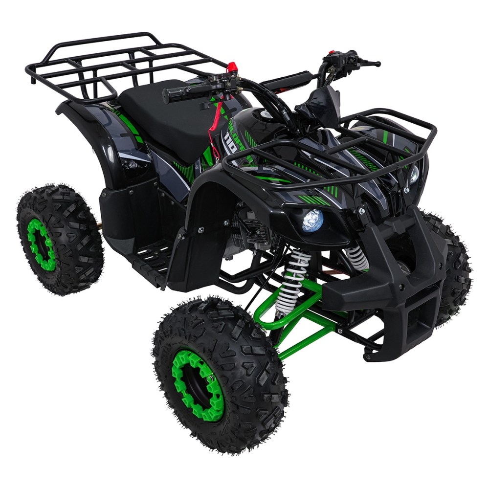 Variklinis keturratis motociklas „WILDPEAK“ 110 cm³, žalias-Elektromobiliai vaikams, Keturračiai ir bagiai-e-vaikas