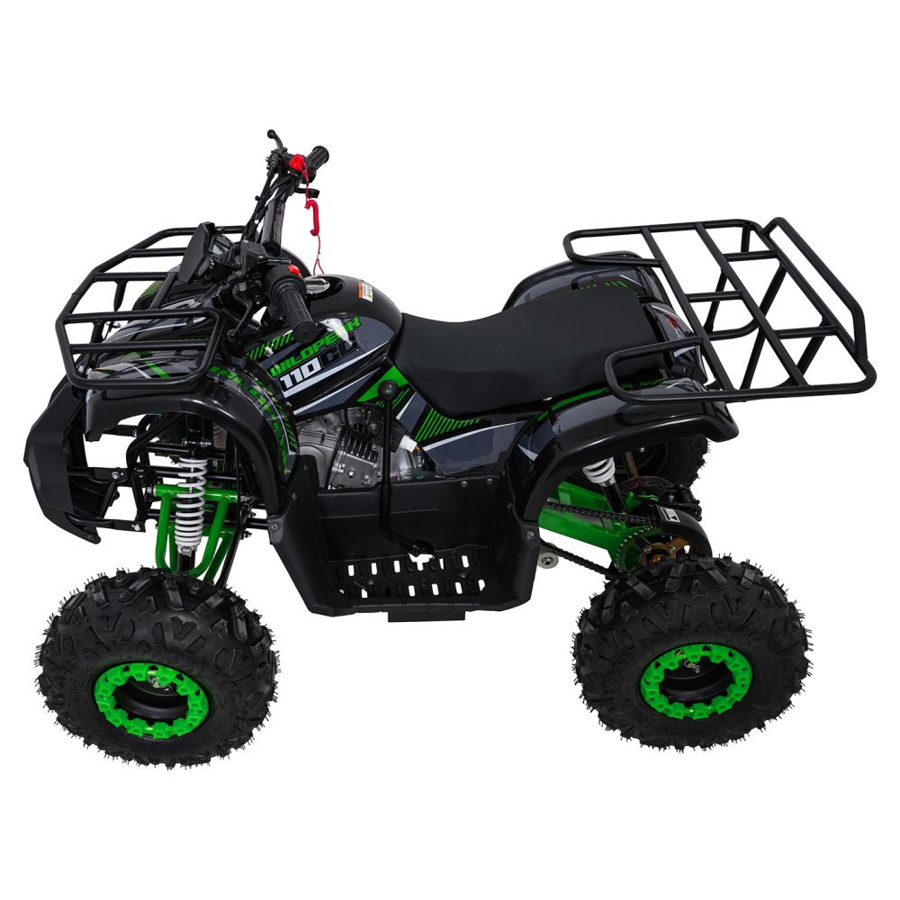 Variklinis keturratis motociklas „WILDPEAK“ 110 cm³, žalias-Elektromobiliai vaikams, Keturračiai ir bagiai-e-vaikas