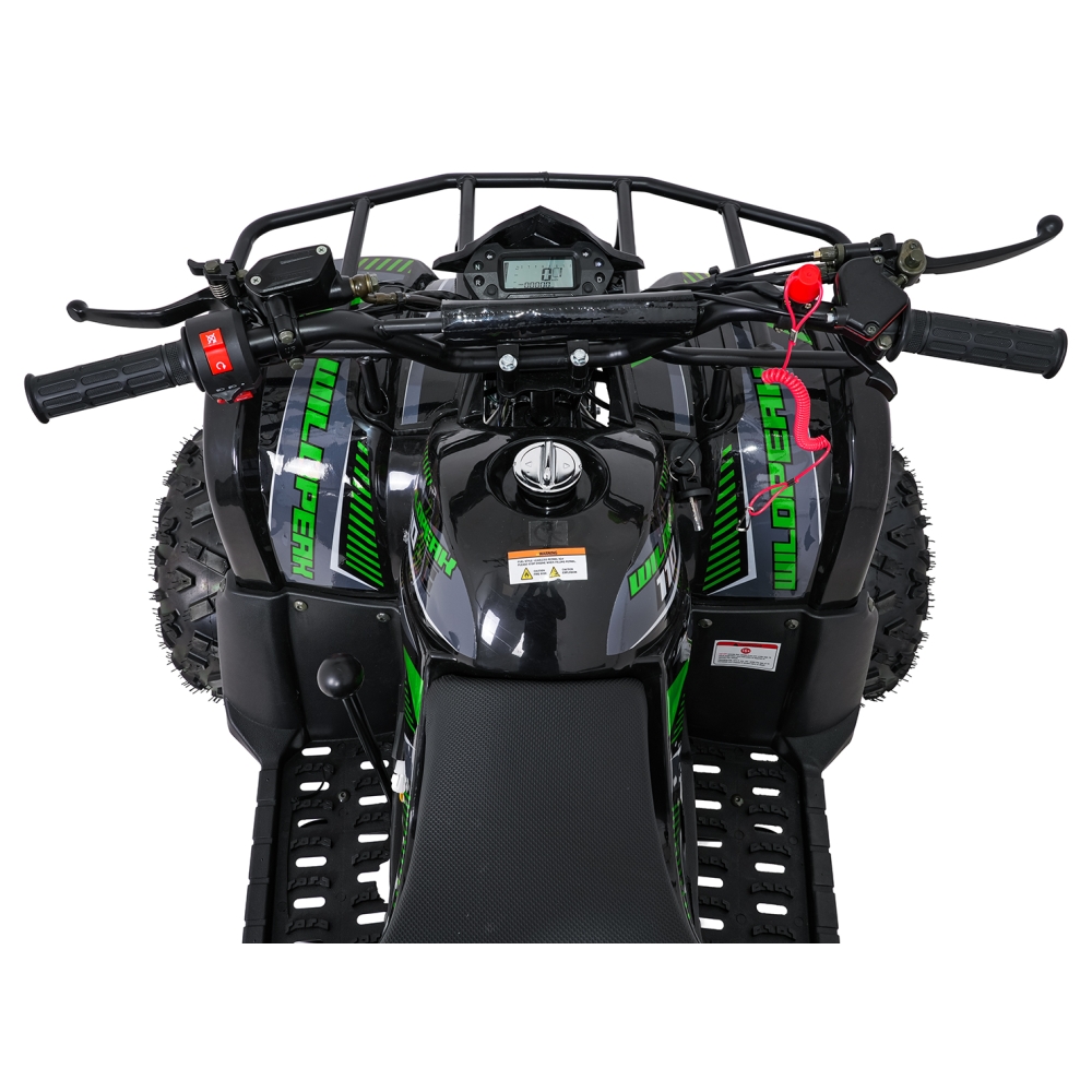 Variklinis keturratis motociklas „WILDPEAK“ 110 cm³, žalias-Elektromobiliai vaikams, Keturračiai ir bagiai-e-vaikas
