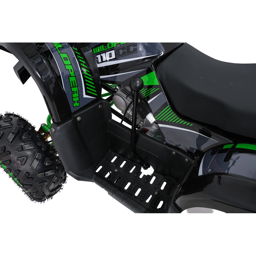 Variklinis keturratis motociklas „WILDPEAK“ 110 cm³, žalias-Elektromobiliai vaikams, Keturračiai ir bagiai-e-vaikas