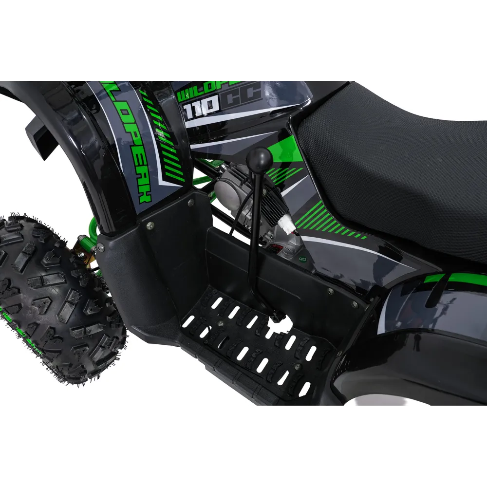 Variklinis keturratis motociklas „WILDPEAK“ 110 cm³, žalias-Elektromobiliai vaikams, Keturračiai ir bagiai-e-vaikas