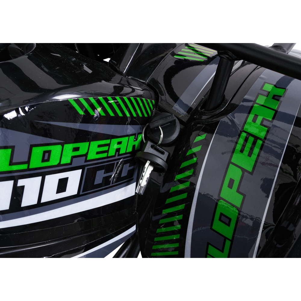 Variklinis keturratis motociklas „WILDPEAK“ 110 cm³, žalias-Elektromobiliai vaikams, Keturračiai ir bagiai-e-vaikas
