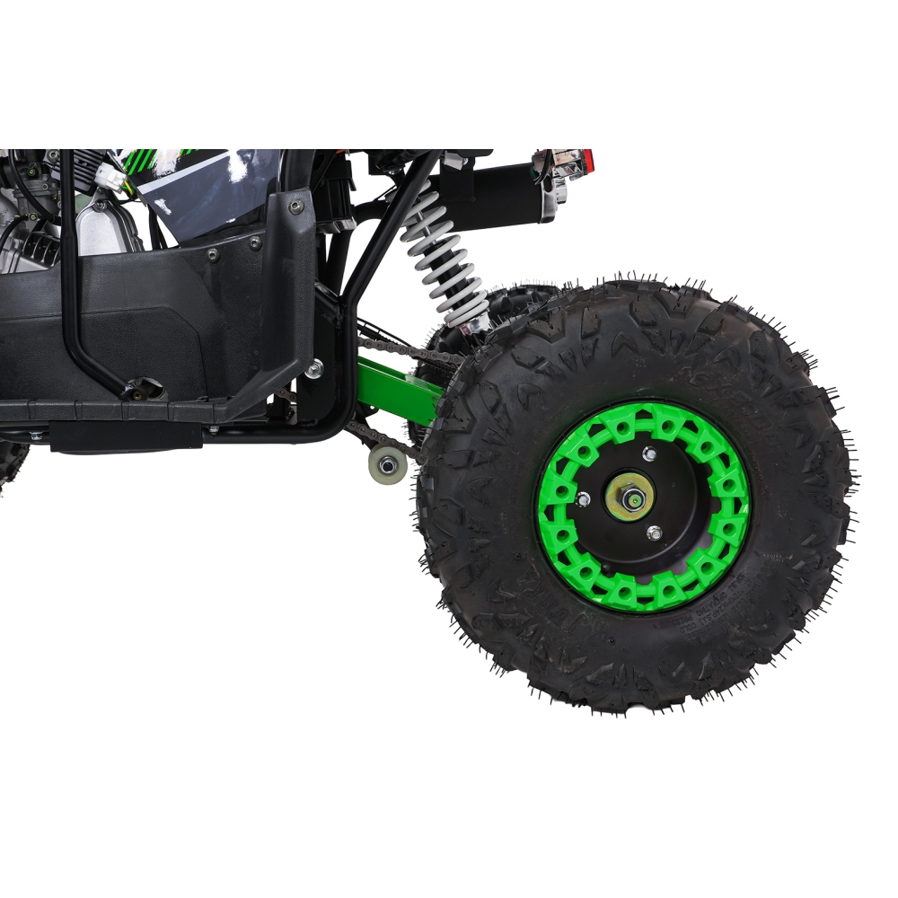 Variklinis keturratis motociklas „WILDPEAK“ 110 cm³, žalias-Elektromobiliai vaikams, Keturračiai ir bagiai-e-vaikas