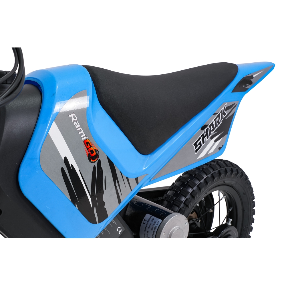 Elektrinis motociklas SHARK, Blue-Elektromobiliai vaikams, Motociklai-e-vaikas