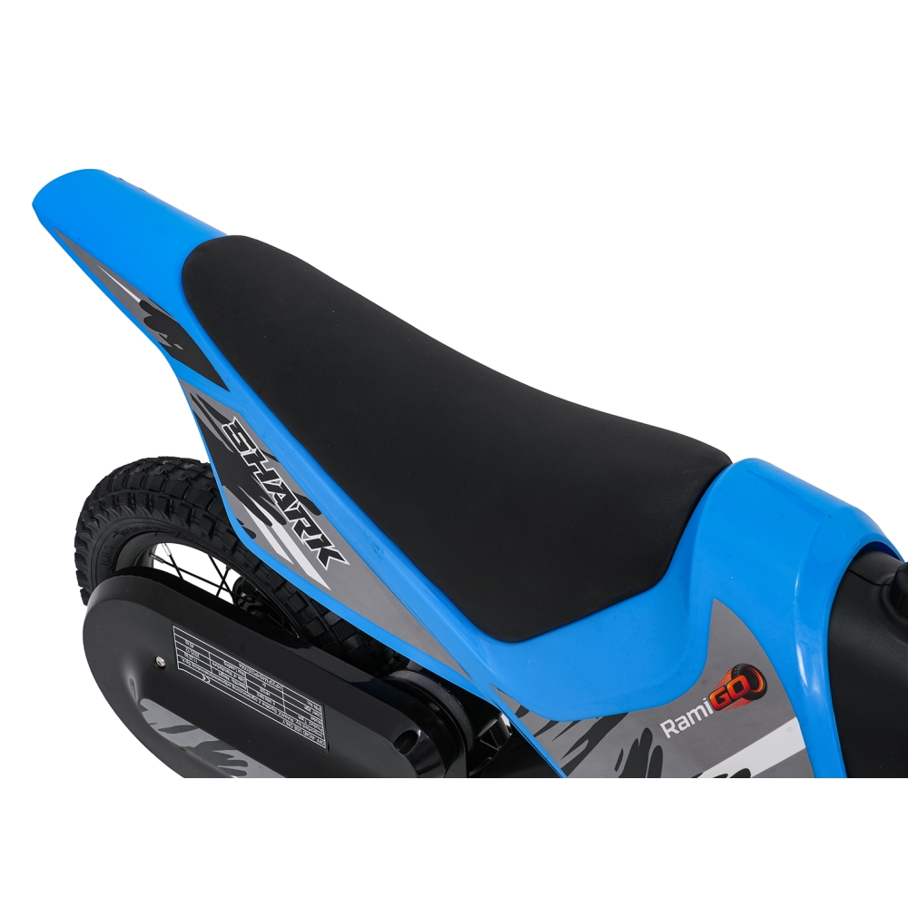 Elektrinis motociklas SHARK, Blue-Elektromobiliai vaikams, Motociklai-e-vaikas