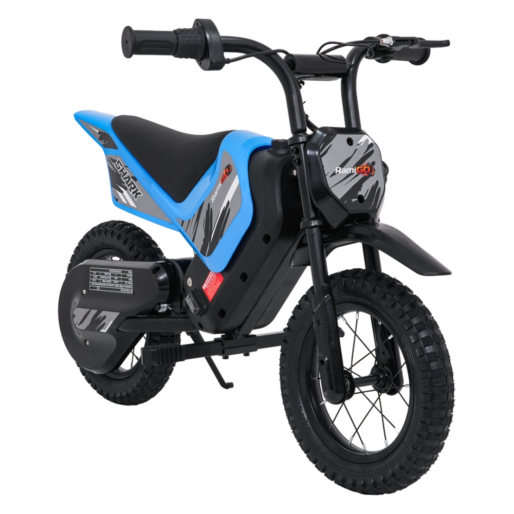 Elektrinis motociklas SHARK, Blue-Elektromobiliai vaikams, Motociklai-e-vaikas