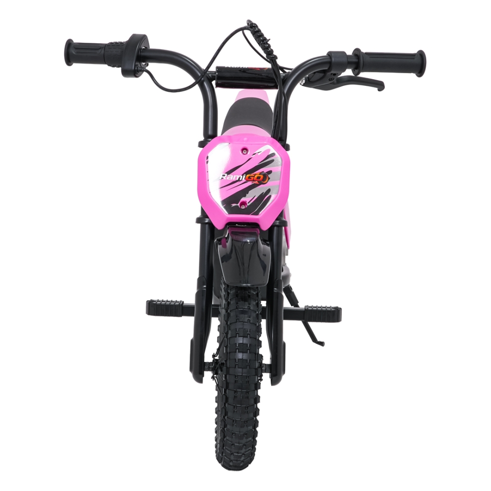 Elektrinis motociklas SHARK, Pink-Elektromobiliai vaikams, Motociklai-e-vaikas
