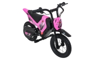 Elektrinis motociklas SHARK, Pink-Elektromobiliai vaikams, Motociklai-e-vaikas